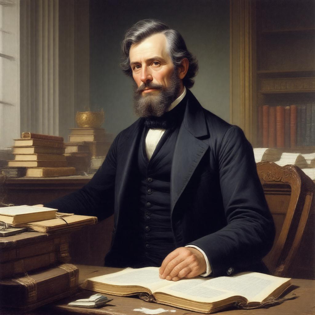 AI-created image of Alexander Campbell