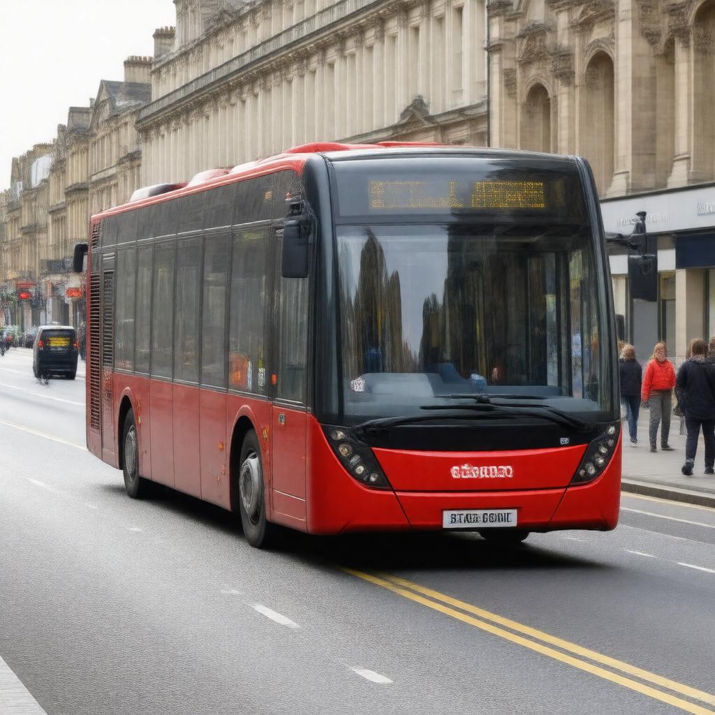 AI-created image of Alexander Dennis Enviro400