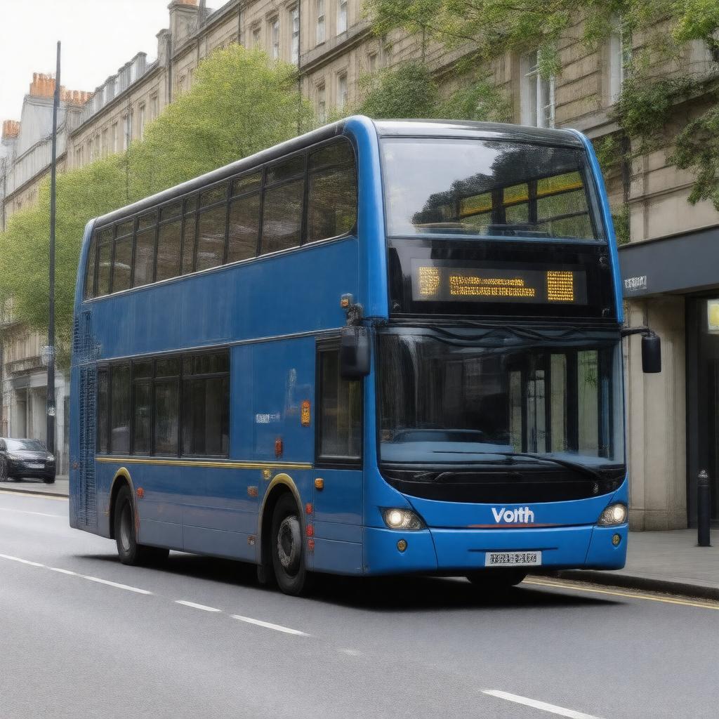 AI-created image of Alexander Dennis Enviro400 MMC