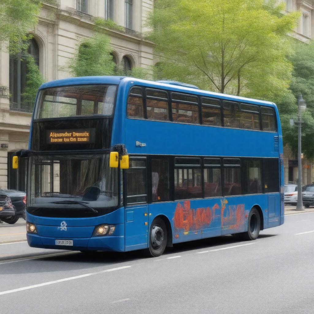 AI-created image of Alexander Dennis Enviro500
