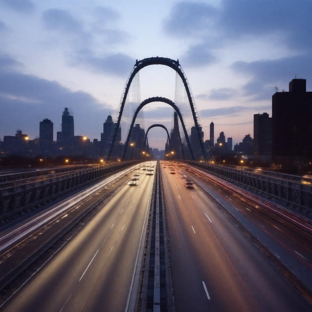 AI-created image of Alexander Hamilton Bridge