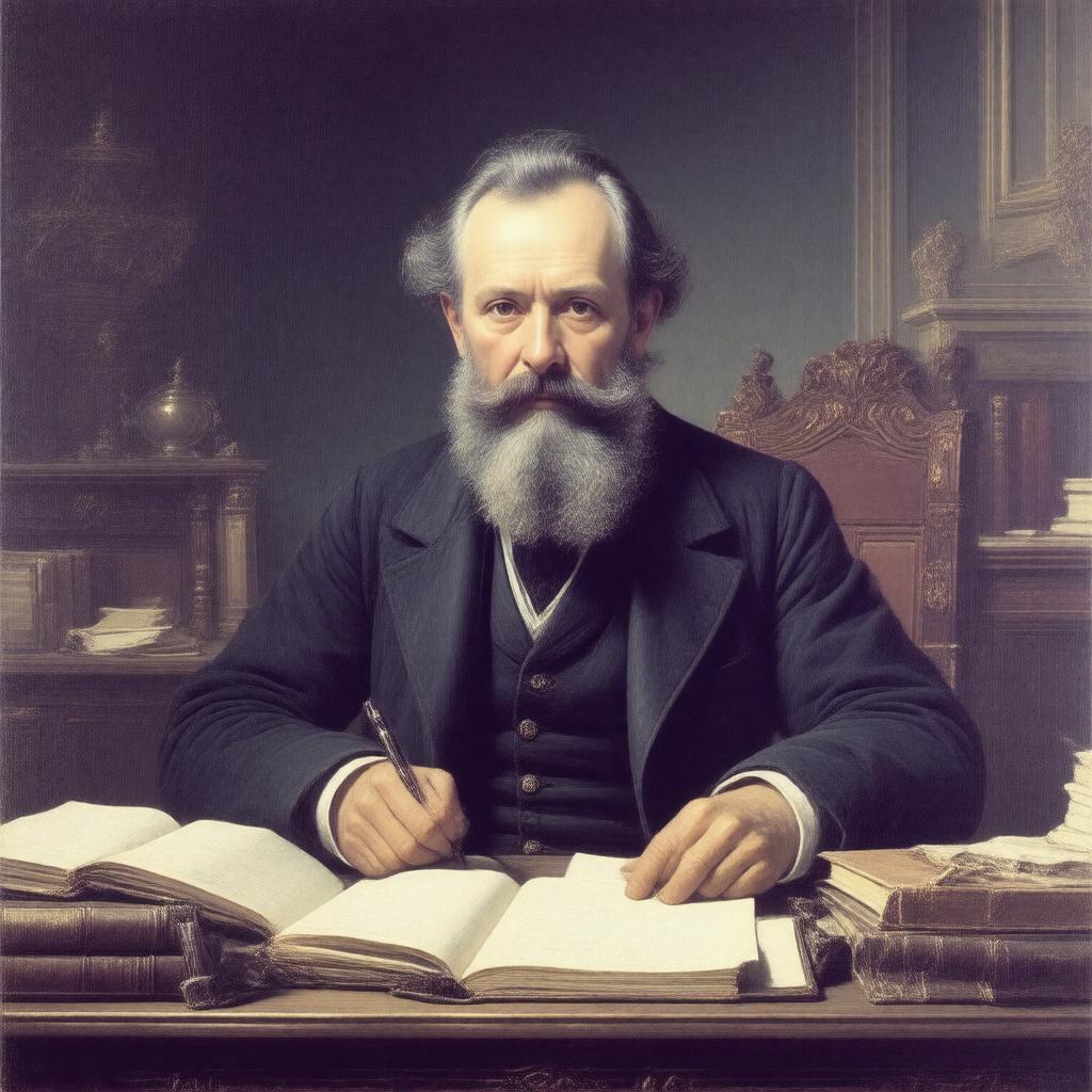 AI-created image of Alexander Herzen