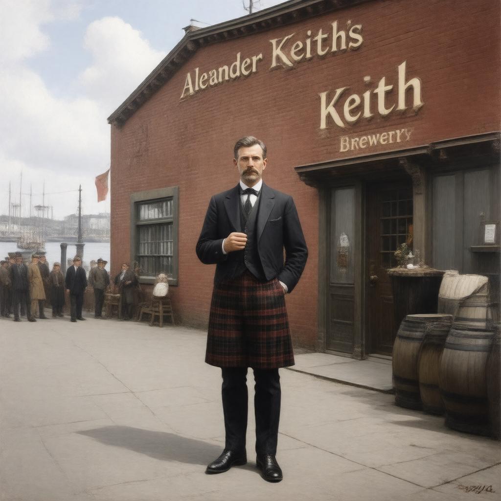 Click to view larger image AI-created image of Alexander Keith