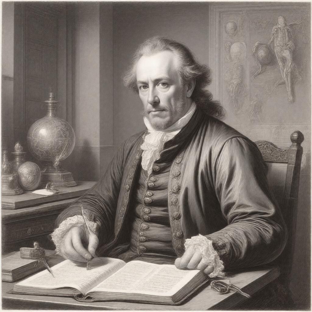 AI-created image of Alexander Monro (secundus)