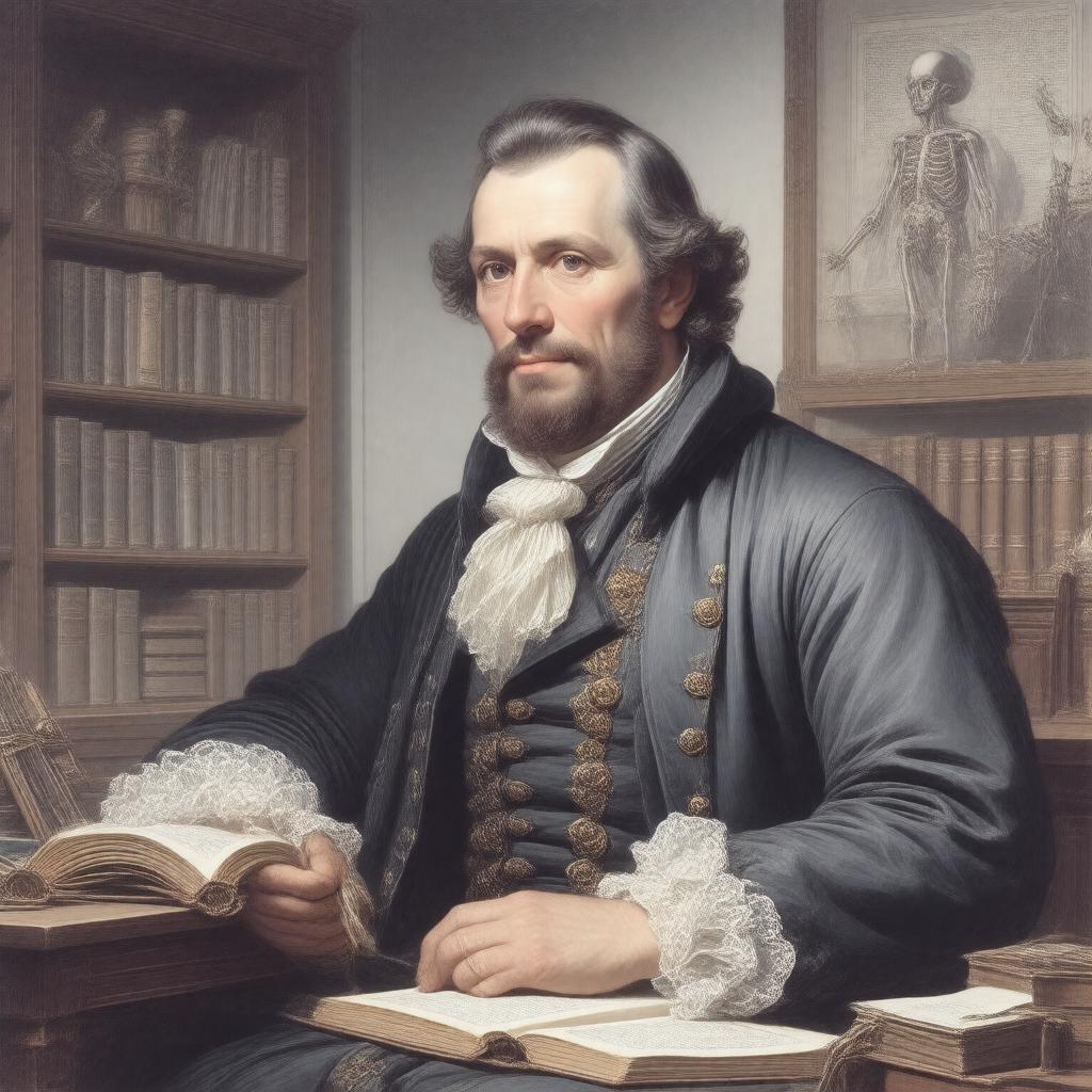 AI-created image of Alexander Monro