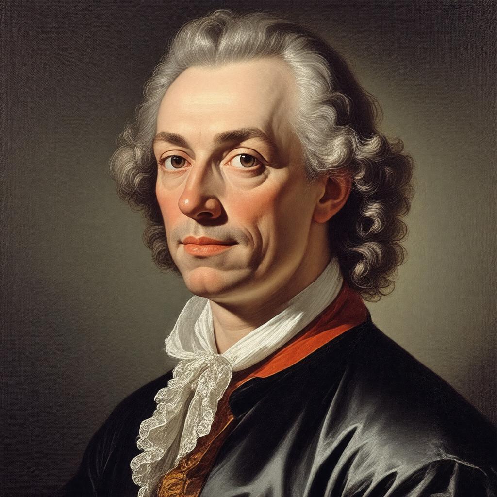 AI-created image of Alexander Pope by Jonathan Richardson, 1738