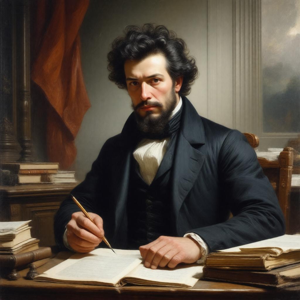 AI-created image of Alexander Pushkin