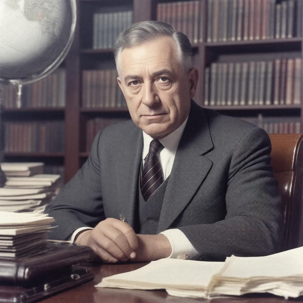 AI-created image of Alexander Sachs