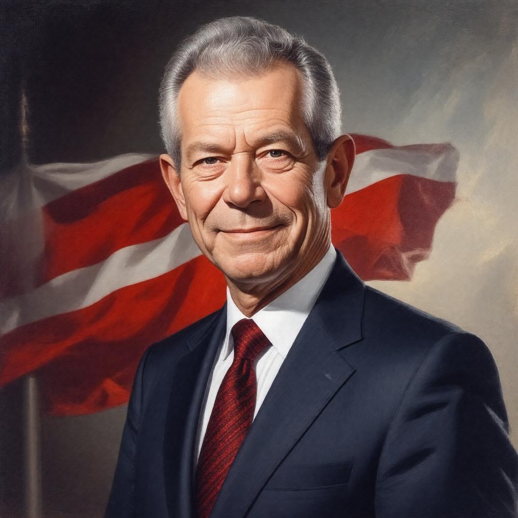 AI-created image of Alexander Van der Bellen