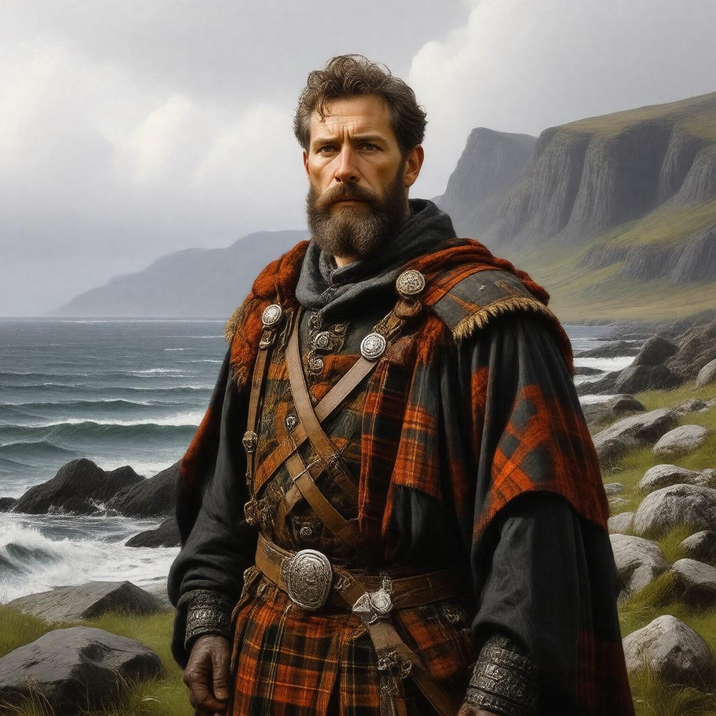 Click to view larger image AI-created image of Alexander of Islay