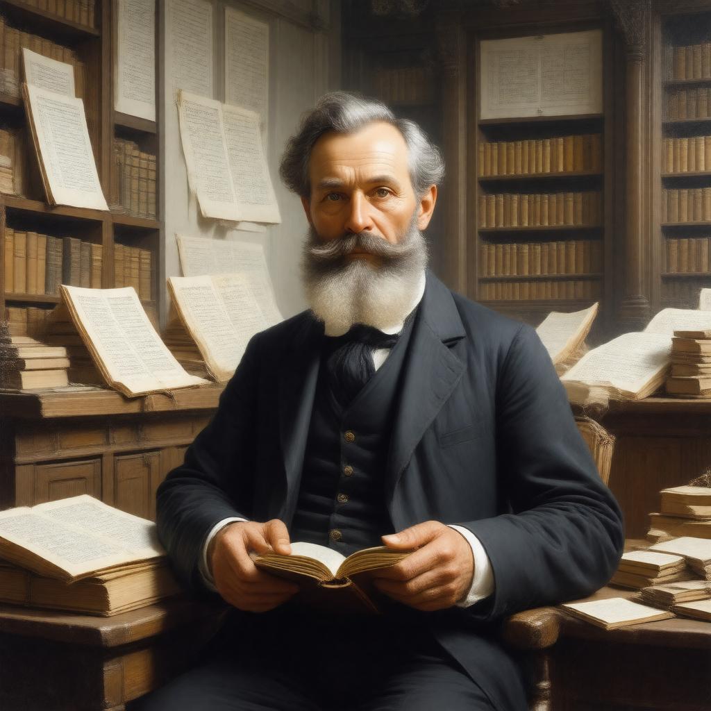 AI-created image of Alexander von Brill