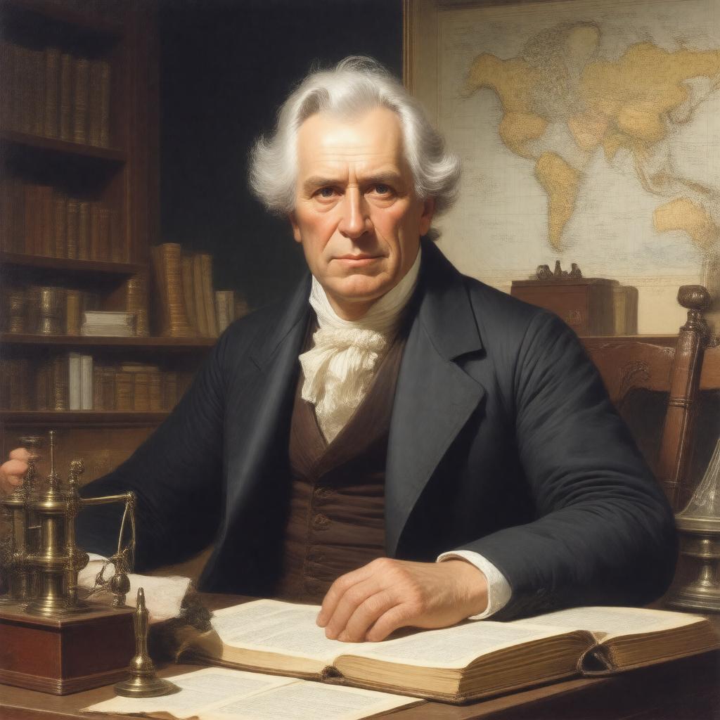 AI-created image of Alexander von Humboldt