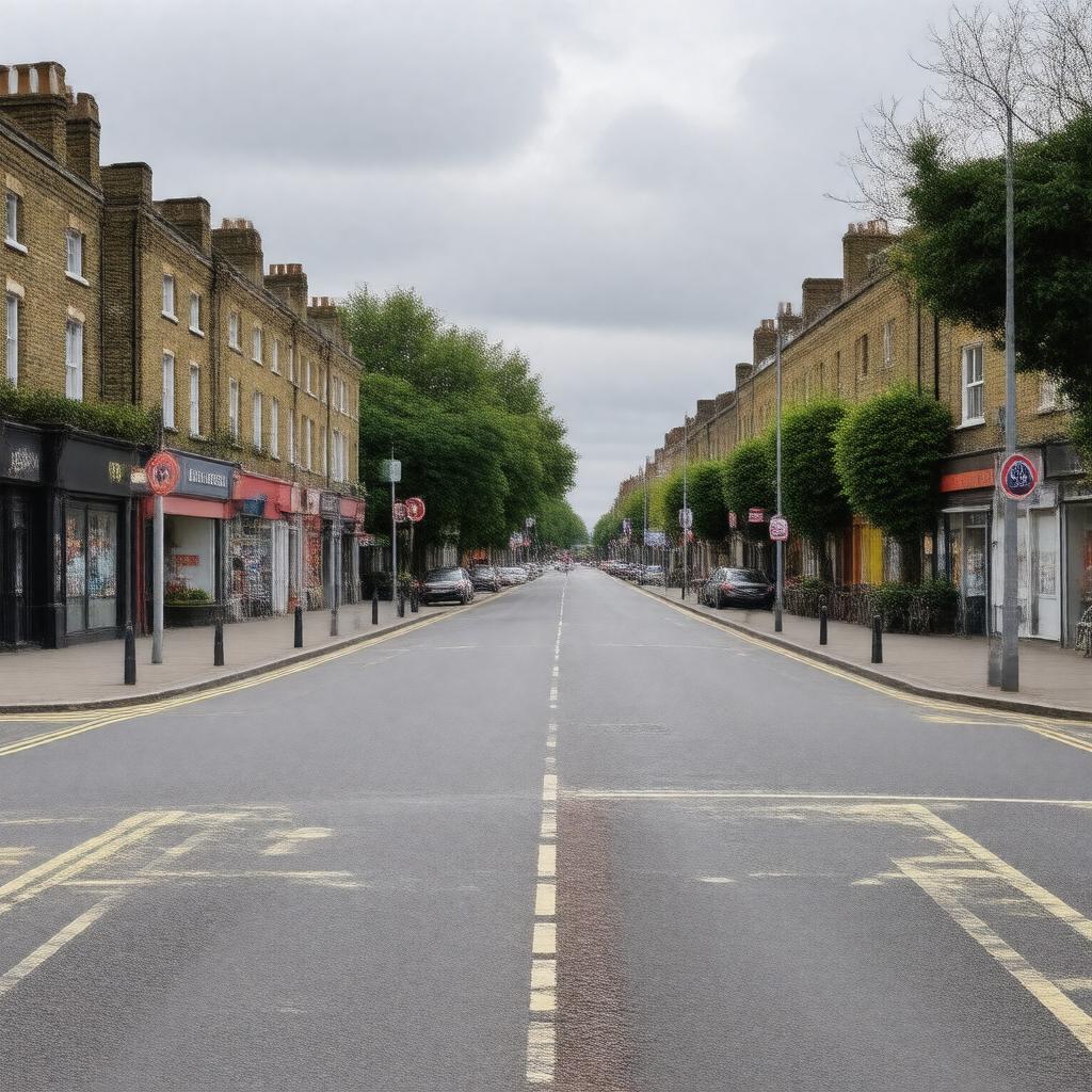 AI-created image of Alexandra Avenue, Rayners Lane, Harrow, London
