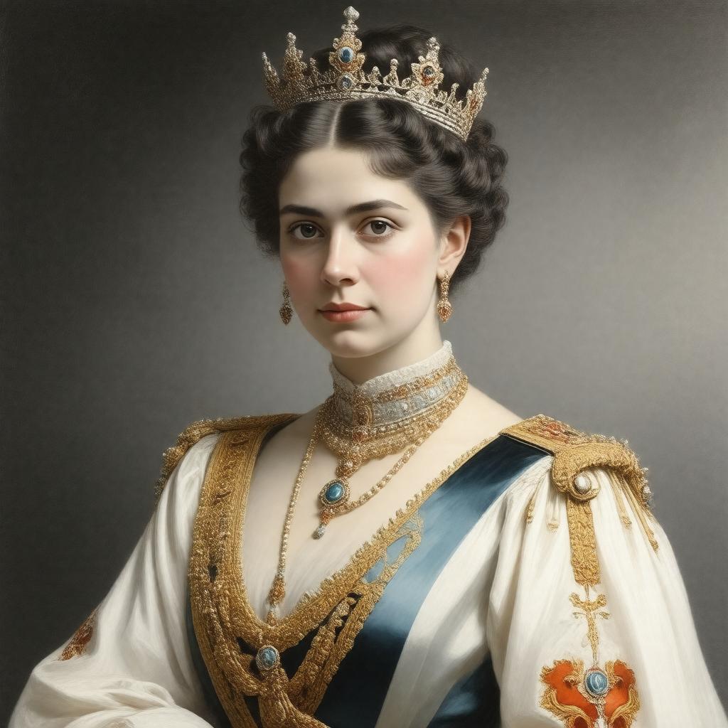 AI-created image of Alexandra Caroline Marie Charlotte Louise Julia