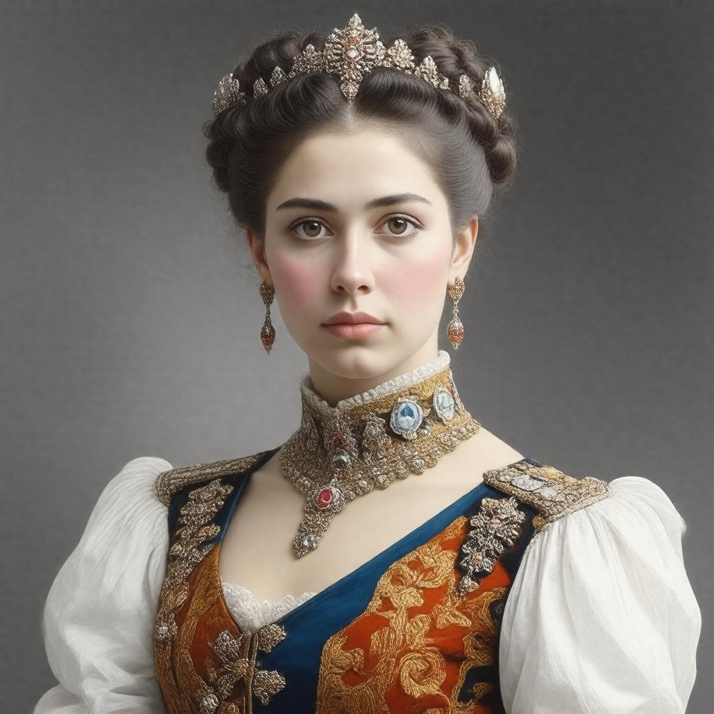 AI-created image of Alexandra Feodorovna