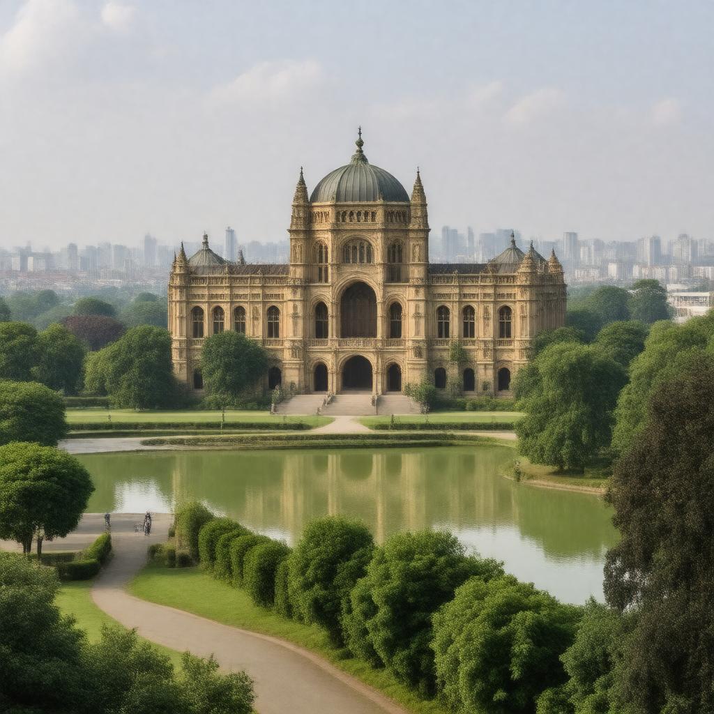 AI-created image of Alexandra Palace