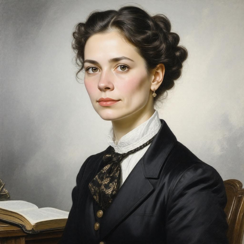 AI-created image of Alexandra Tolstaya