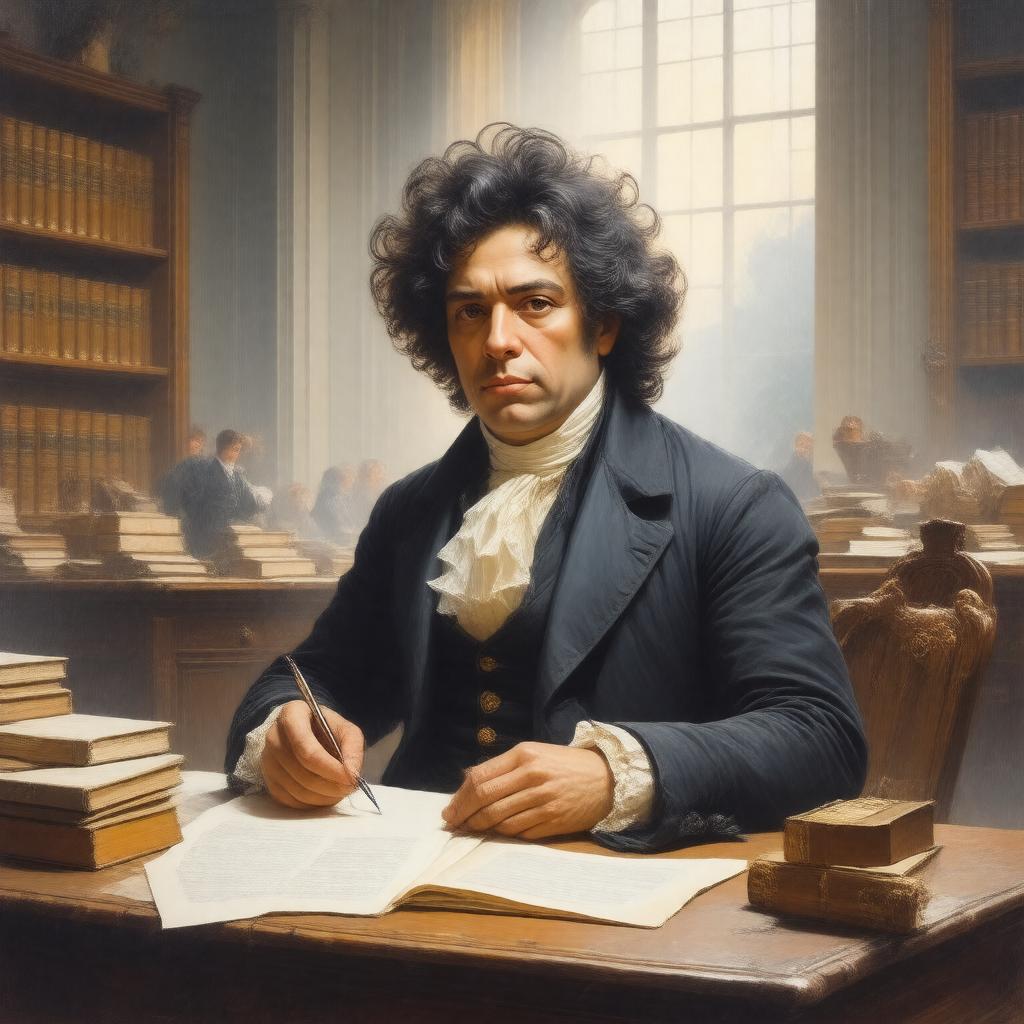 AI-created image of Alexandre Dumas