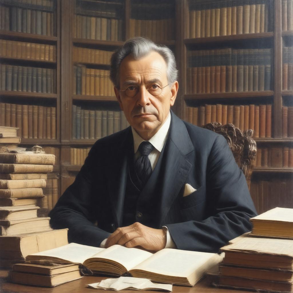 AI-created image of Alexandre Kojève