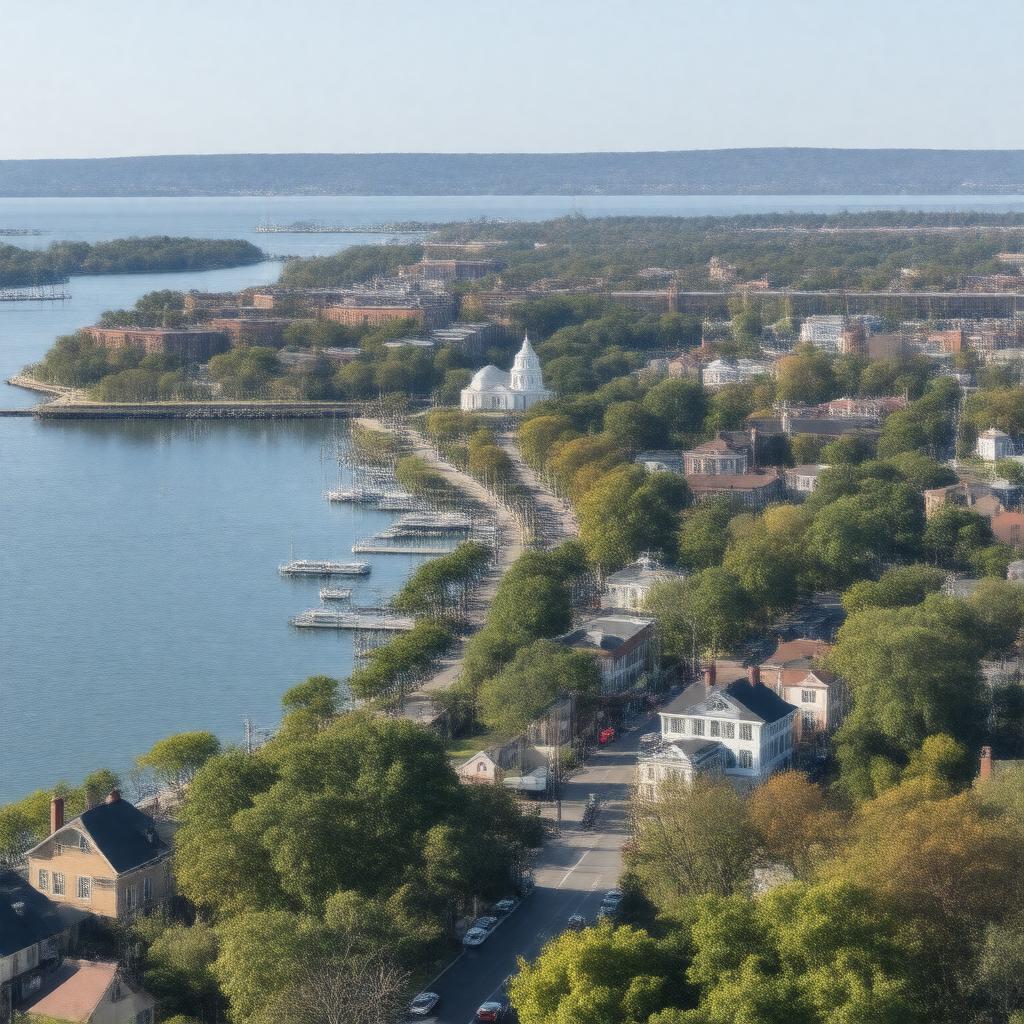 AI-created image of Alexandria, Virginia