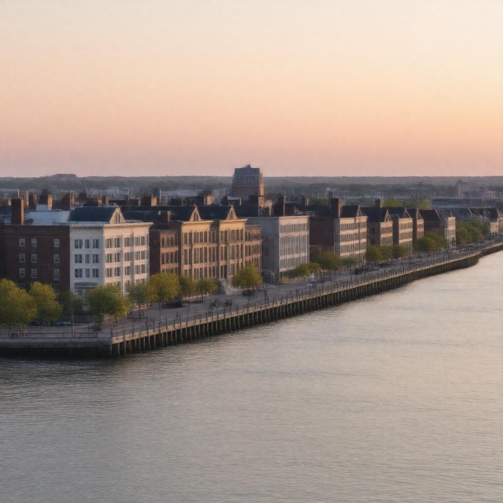 AI-created image of Alexandria, Virginia, USA