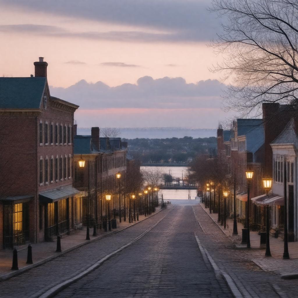 AI-created image of Alexandria, Virginia, United States