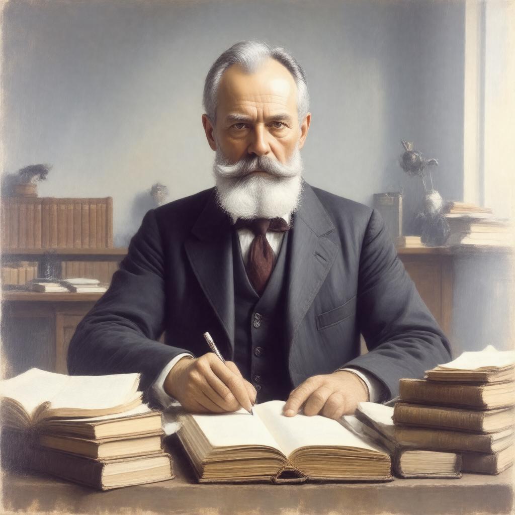 AI-created image of Alexey Tolstoy