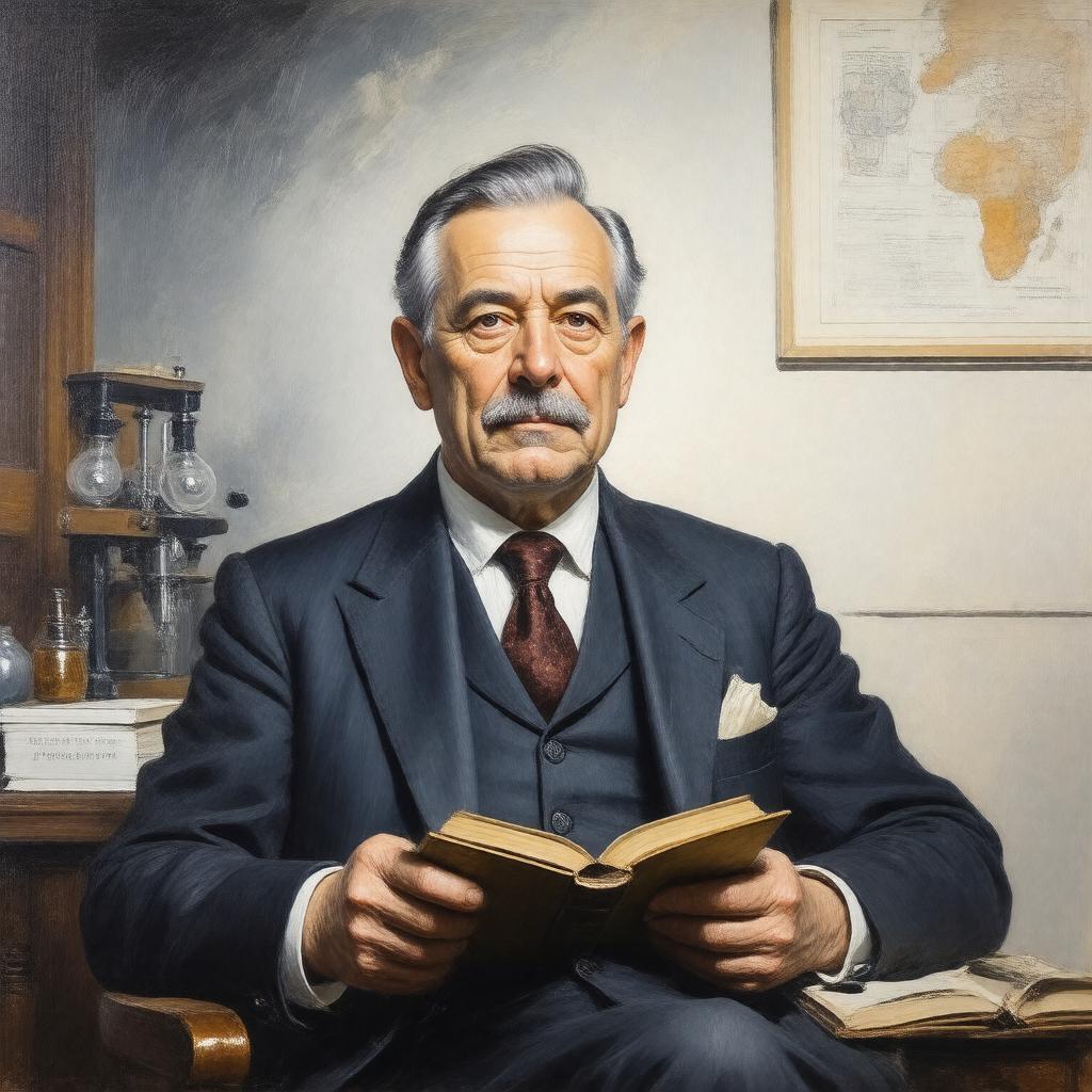 AI-created image of Alexis Carrel