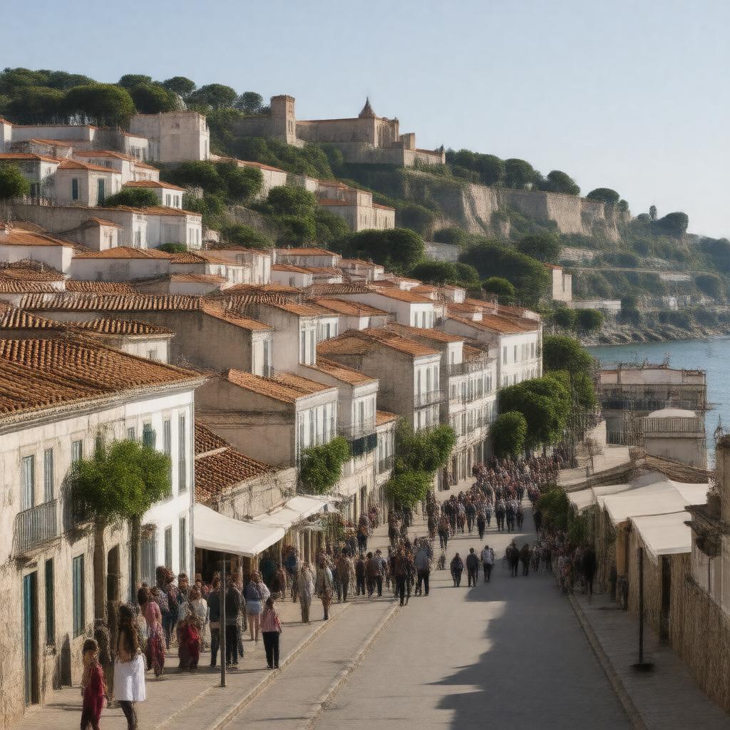 AI-created image of Alfama