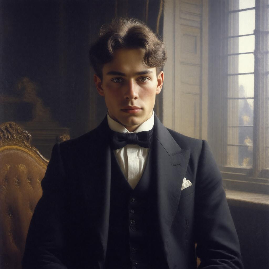 AI-created image of Alfred Alexander William Ernest Albert