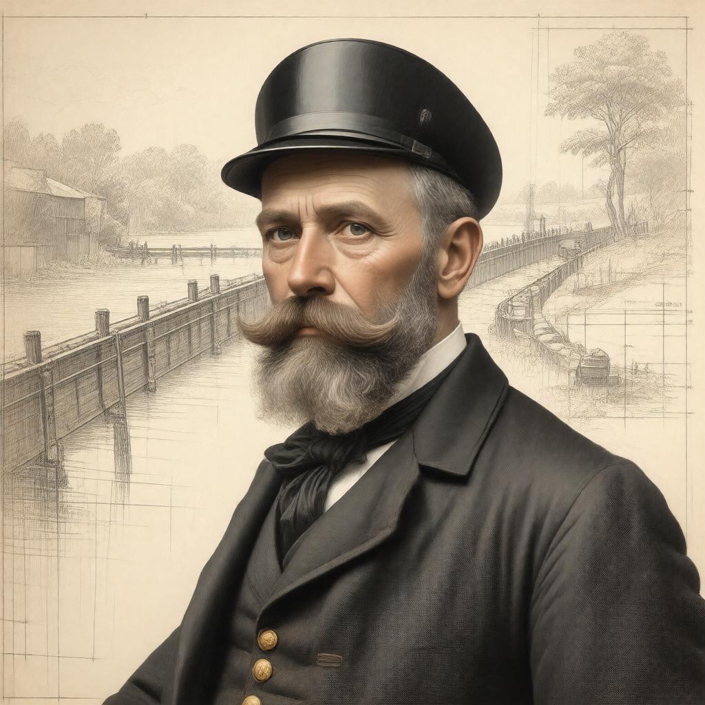 AI-created image of Alfred Barrett