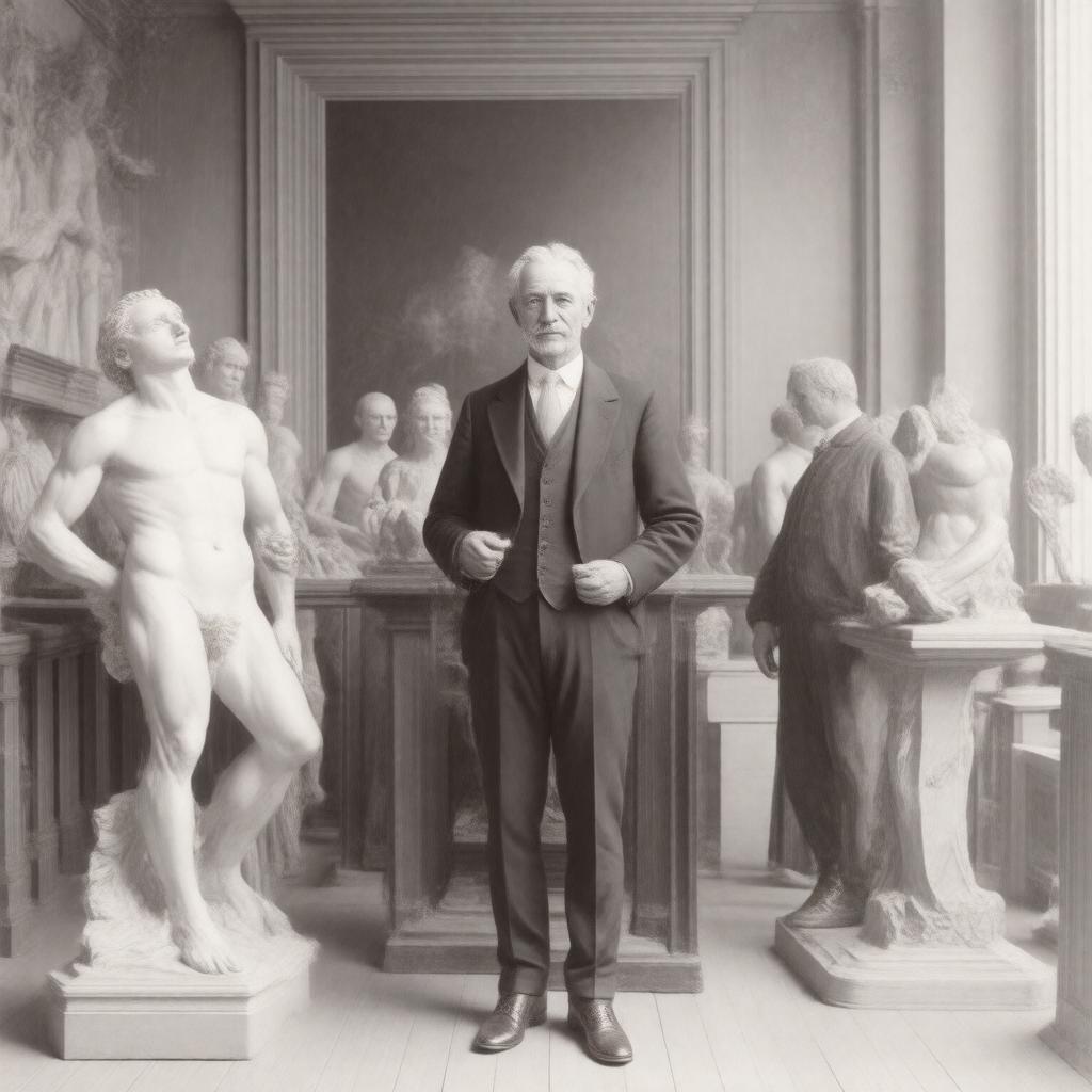 AI-created image of Alfred Gilbert