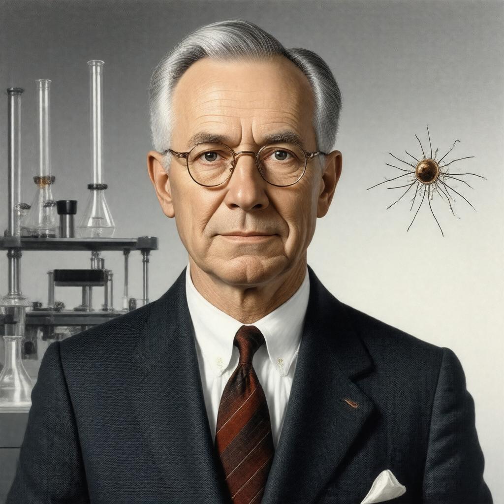 AI-created image of Alfred Hershey