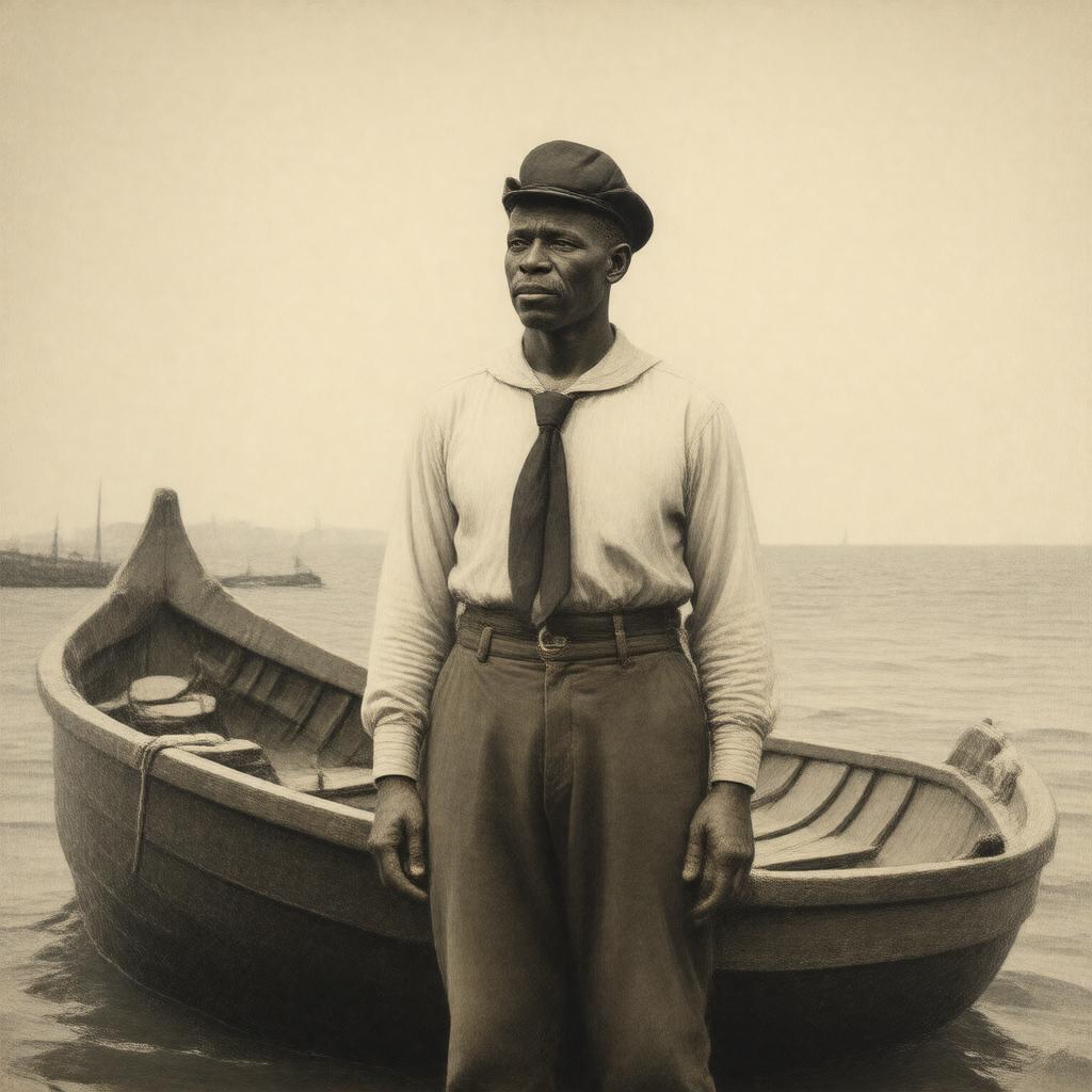 AI-created image of Alfred Johnson