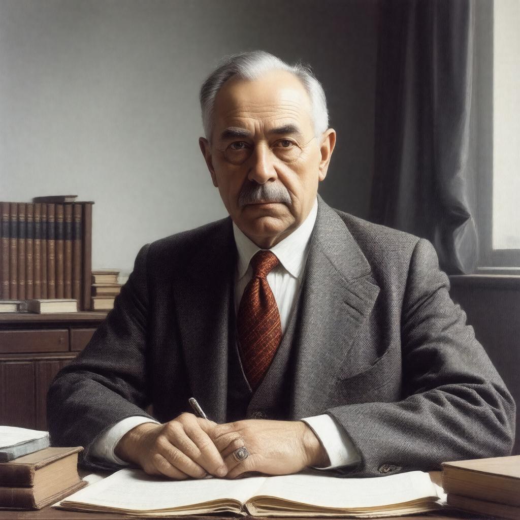 AI-created image of Alfred Korzybski