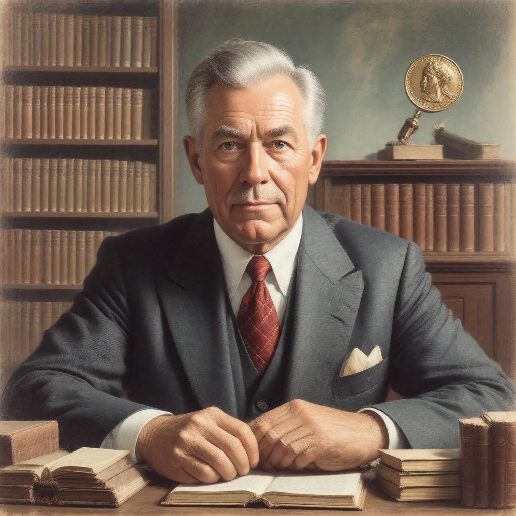 AI-created image of Alfred Newton Richards