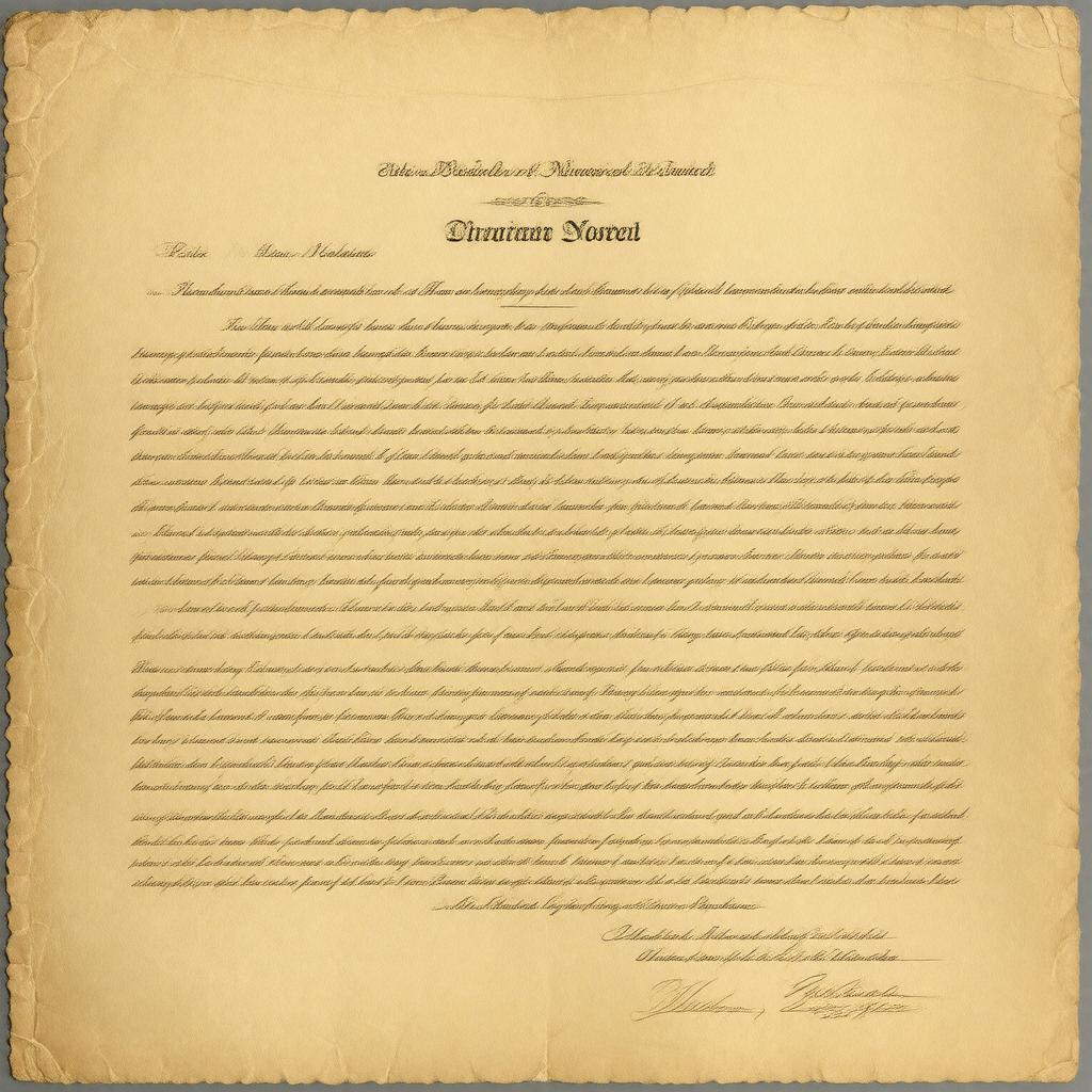 Click to view larger image AI-created image of Alfred Nobel's will