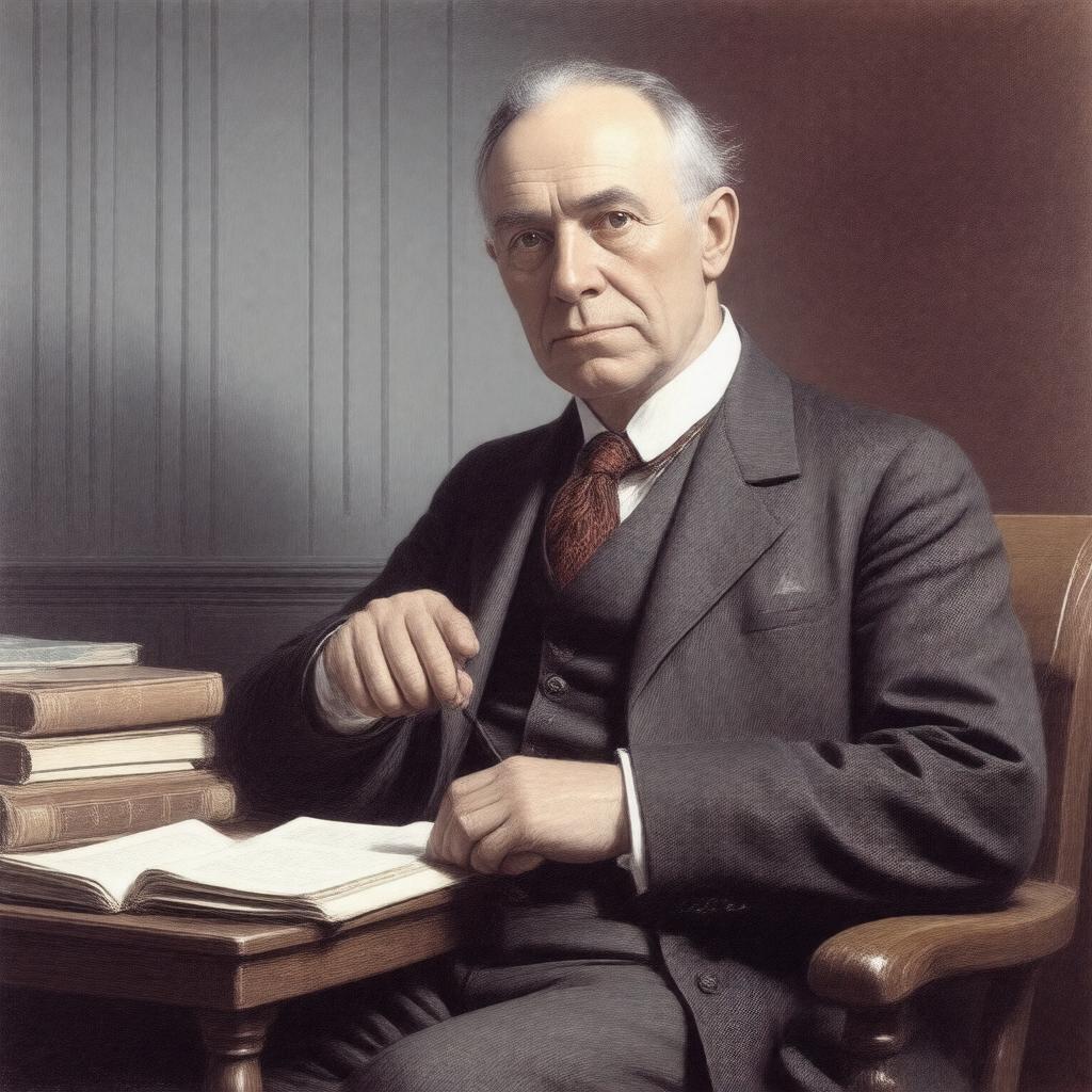 AI-created image of Alfred North Whitehead