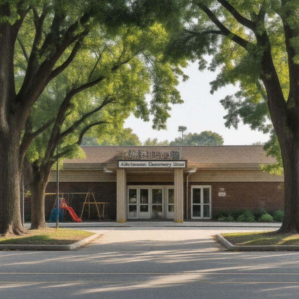 AI-created image of Alfred S. Letourneau Elementary School