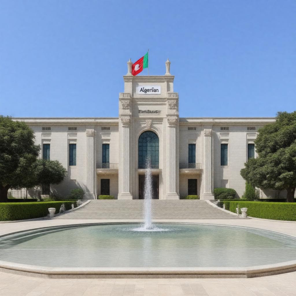 Click to view larger image AI-created image of Algerian Embassy
