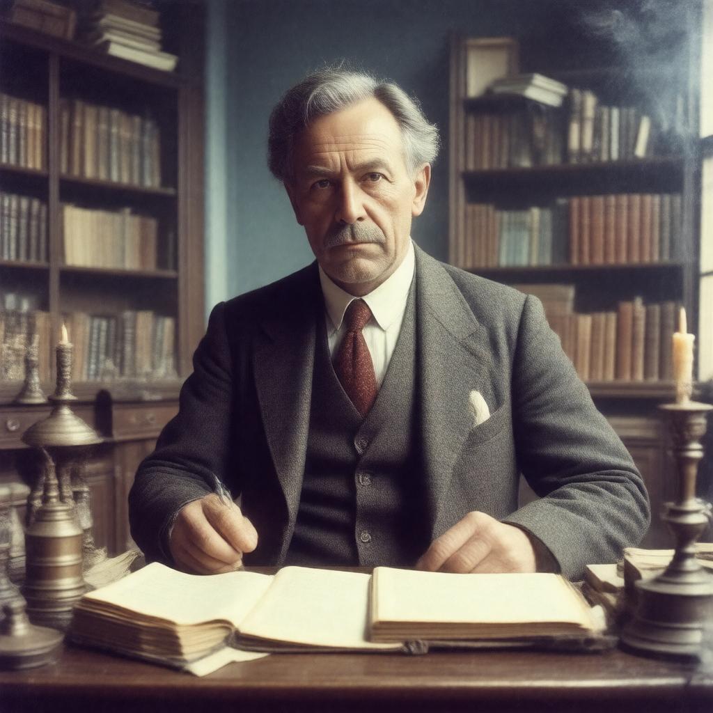 AI-created image of Algernon Blackwood