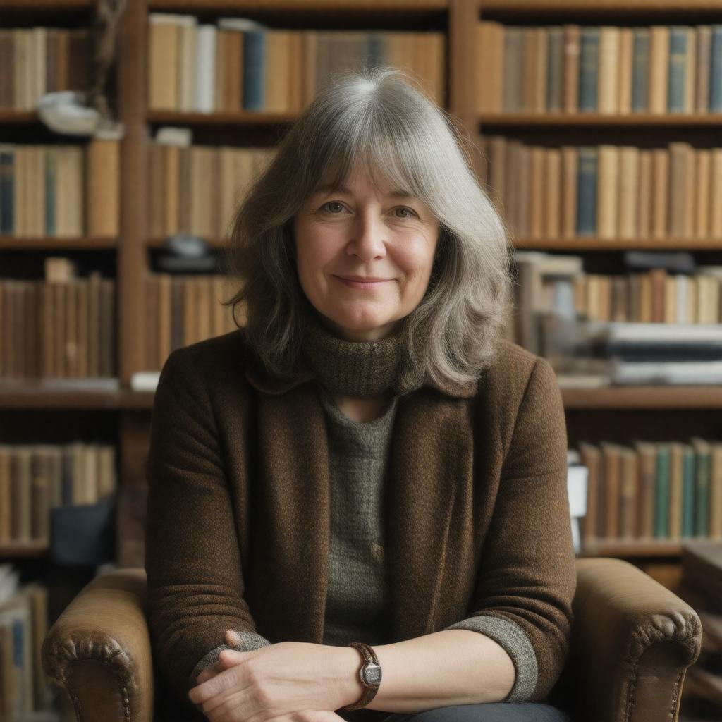 AI-created image of Ali Smith