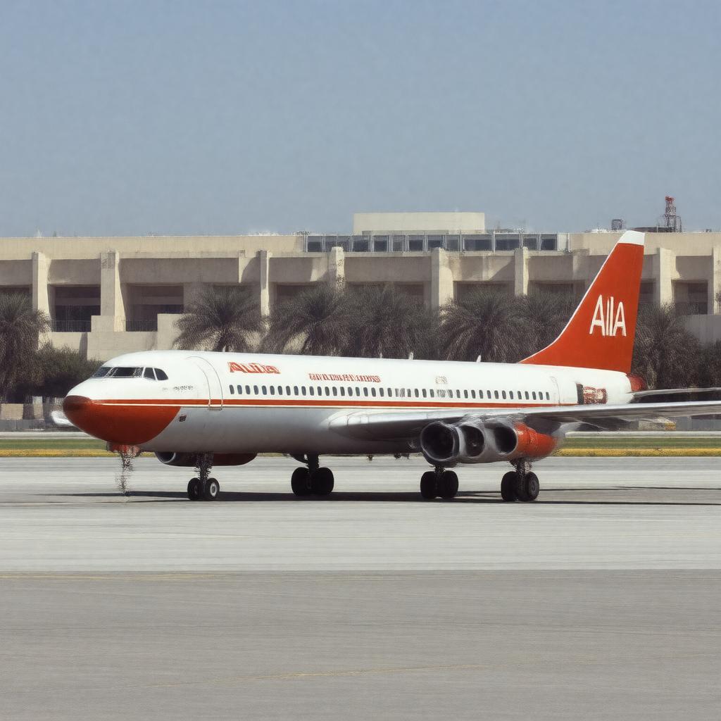 AI-created image of Alia Airlines
