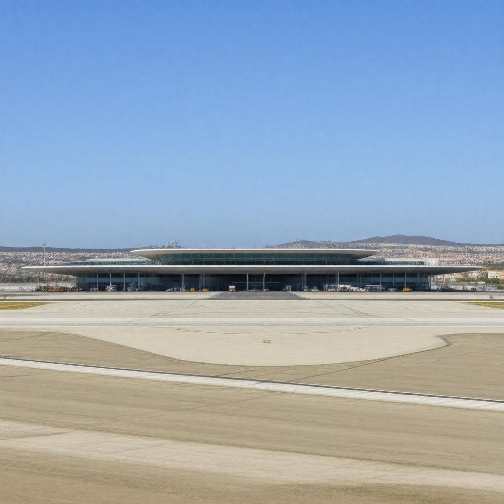AI-created image of Alicante Airport