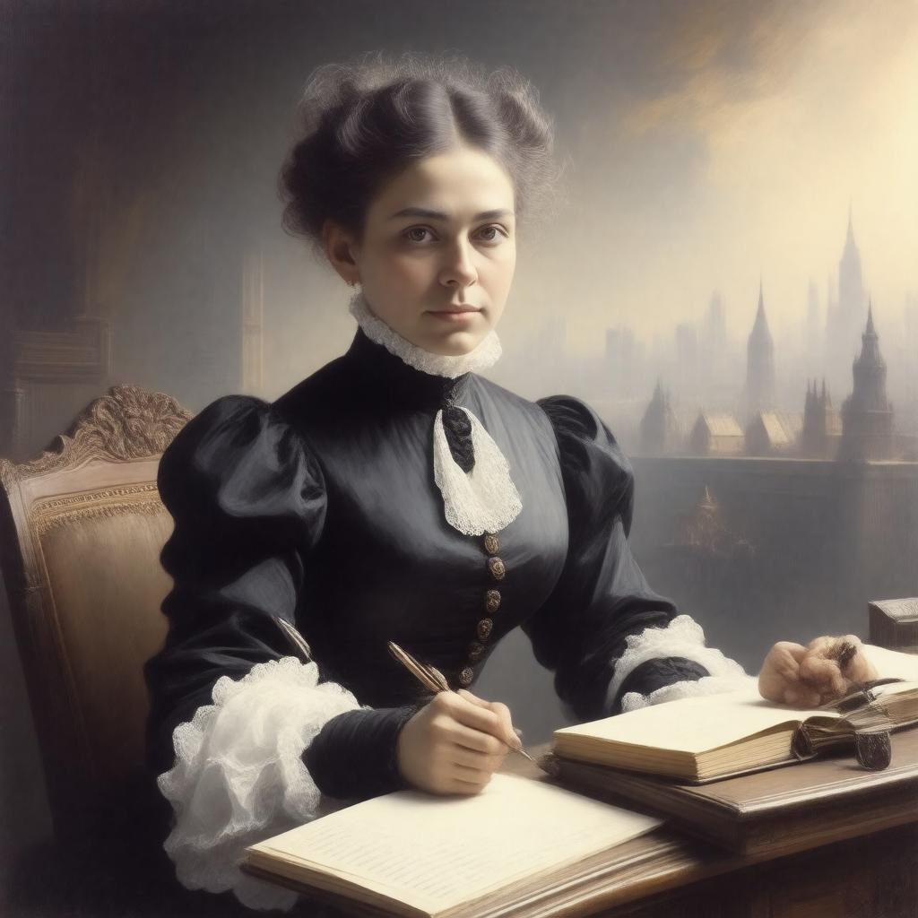 AI-created image of Alice James