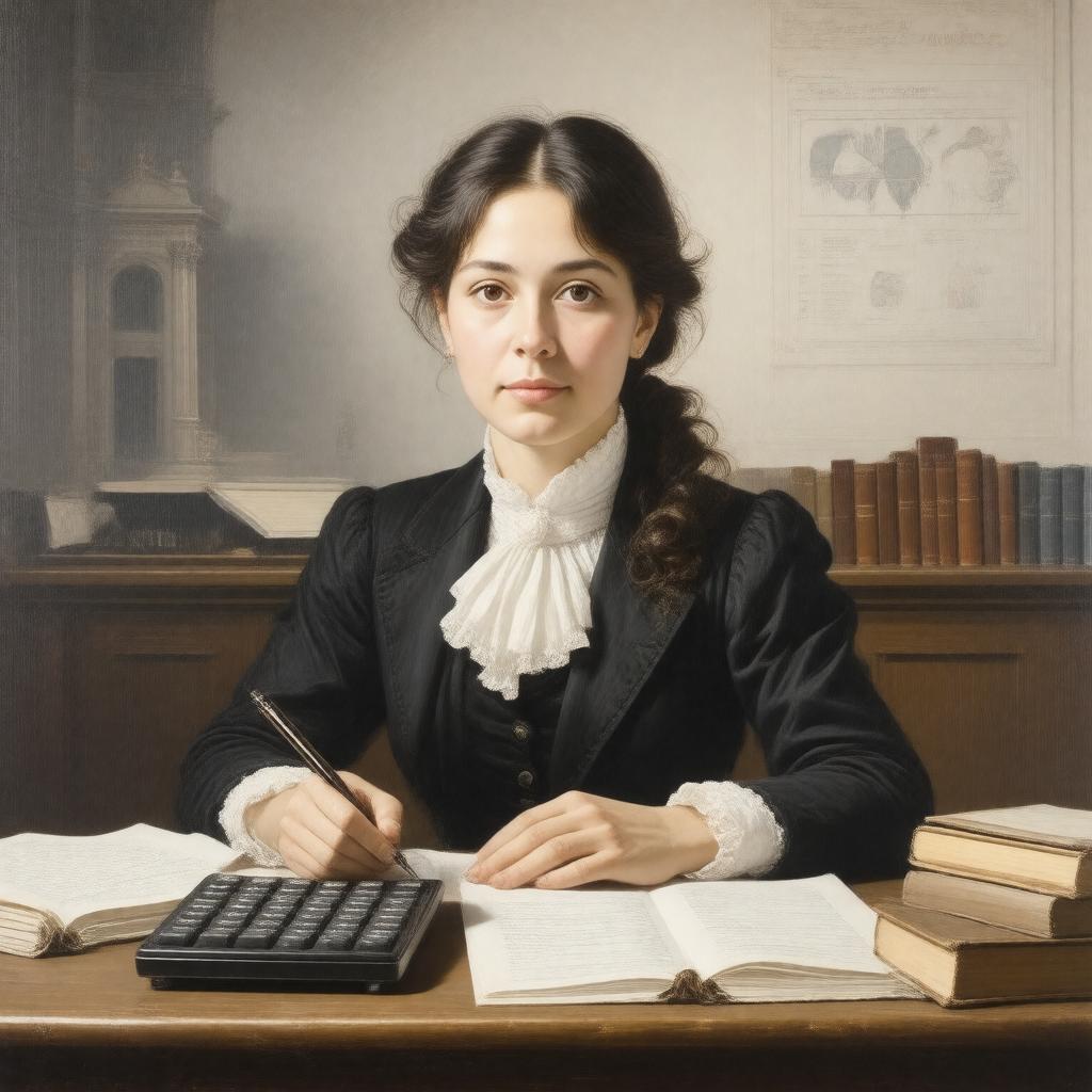 Click to view larger image AI-created image of Alice Lee