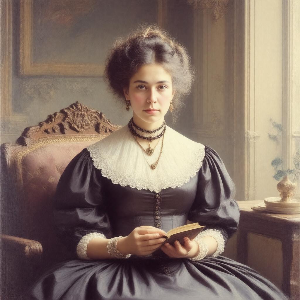 AI-created image of Alice Liddell