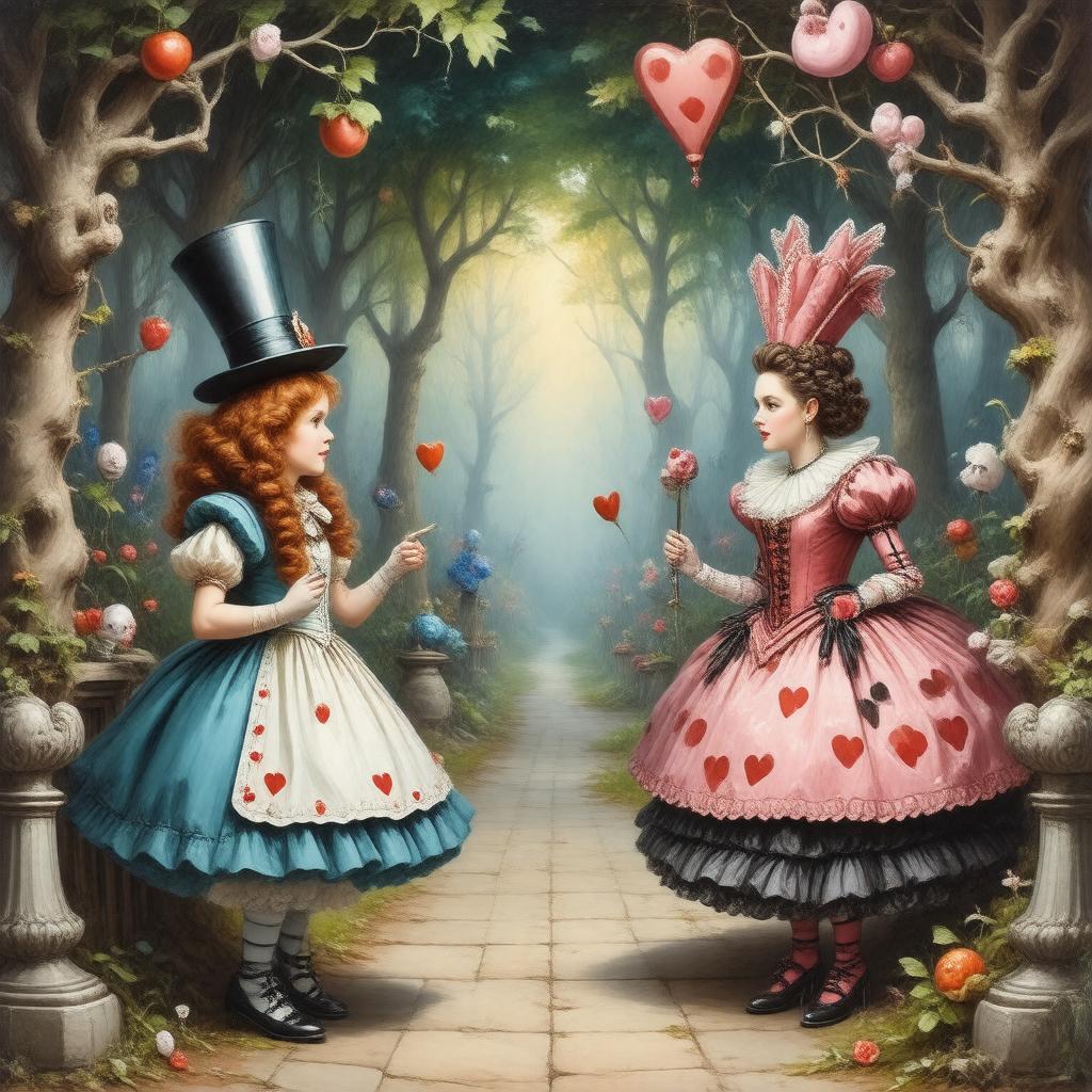 Click to view larger image AI-created image of Alice in Wonderland (film adaptation)