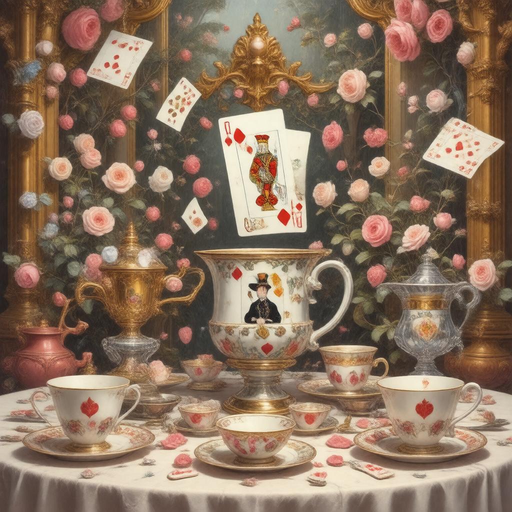 Click to view larger image AI-created image of Alice in Wonderland (parody)