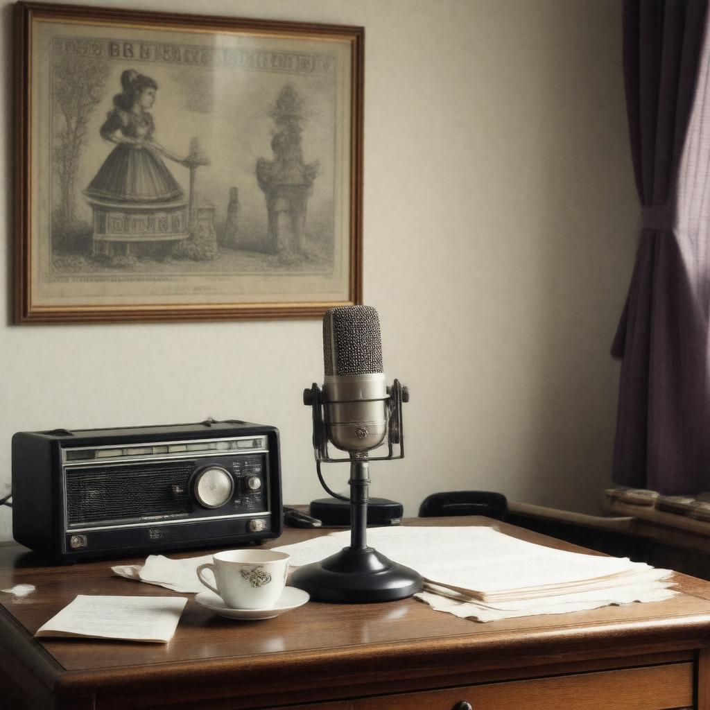 Click to view larger image AI-created image of Alice in Wonderland (radio play)